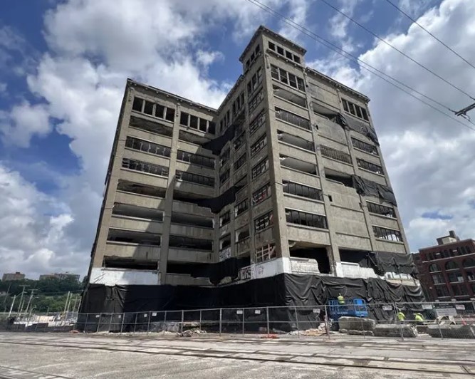 Controlled implosion moves SomeraRoad project forward in West Bottoms